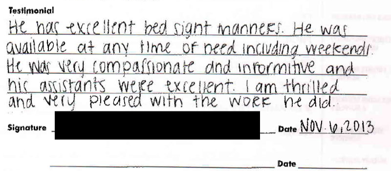 A Testimonial from patient 181 that underwent procedure at Memorial Plastic Surgery