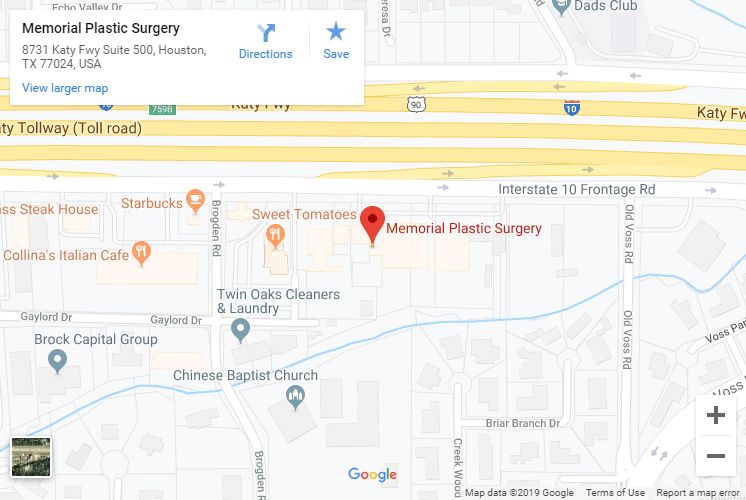 Memorial Platic Surgery - Google Map